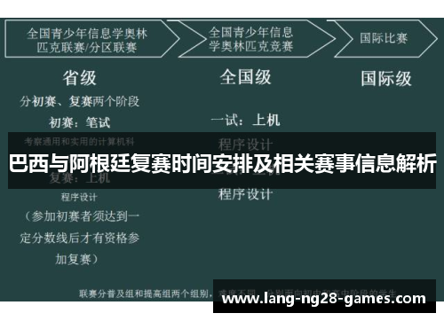 巴西与阿根廷复赛时间安排及相关赛事信息解析